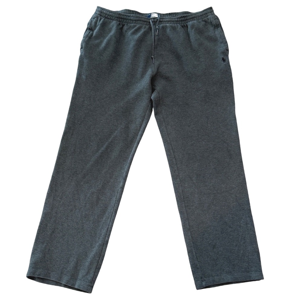 POLO RALPH‎ LAUREN Mens Sweatpants Size XL Gray Vintage 90's Loungewear Y2K